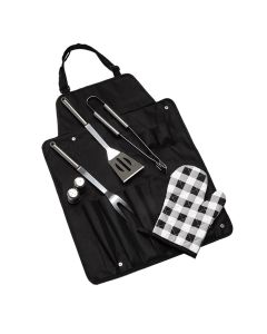 Fartuch grillowy Steakout, czarny  rd GRD/R17701
