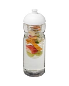 Bidon H2O Base z wypukłym wieczkiem o pojemności 650 ml z możliwością przyrządzania wody smakowej pf GPF/210048