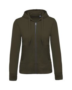 Damska Bluza Organic z Kapturem Rozpinana kariban TKA/K485
