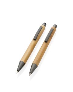 Bambusowy zestaw piśmienny, długopis i ołówek xd GXD/P611-109