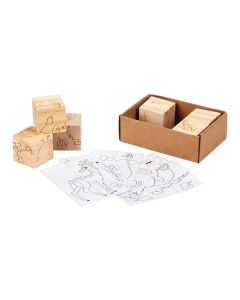 Drewniane klocki Animal World rd GRD/R08834