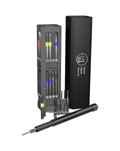 Wkrętak i 30-częściowy zestaw naprawczy SCX.design T20 w aluminiowej obudowie pf GPF/2PX170