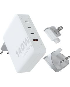 Xtorm XVC2140 GaN Ultra ładowarka podróżna o mocy 140 W z kablem USB-C PD 240 W pf GPF/124397