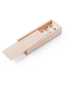 Gra domino w drewnianym pudełku vg GVG/V7875