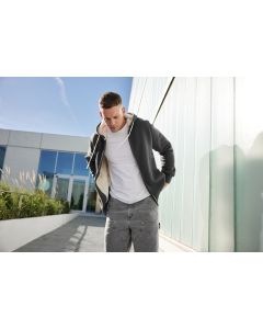 Męska Bluza z Kapturem i Zamkiem james & nicholson TJN/JN1320