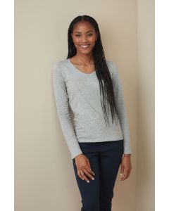 Damska Koszulka Stretch V-Neck z Długim Rękawem stedman TSD/ST9720