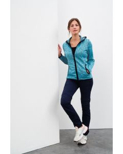 Damska Bluza Polarowa Knitted z Kapturem james & nicholson TJN/JN588
