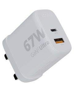 Xtorm XEC067G GaN2 Ultra ładowarka ścienna o mocy 67 W — wtyczka brytyjska pf GPF/124407