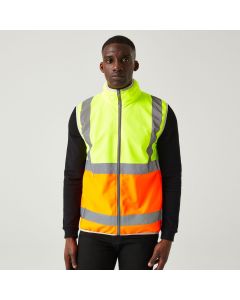 Kamizelka Pro Hi-Vis Z Kołnierzem I Zamkiem Błyskawicznym regatta TRA/TRS257