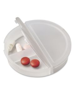 Półprzezroczysty pojemnik na tabletki z 3 przegrodami vg GVG/V4706