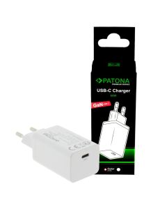 Ładowarka PATONA Premium GaN PD65W 1Xusb-C PD3.0 Qc3.0 pt GPT/2643