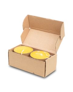 Zestaw 2 świec z wosku pszczelego Leoti rd GRD/R17469