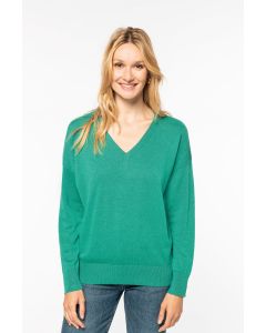 Sweter Damski V-Neck Lyocell TENCEL native spirit TNS/NS921