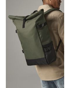 Plecak w stylu colour block z rolowanym zamknięciem bagbase GBB/BG858
