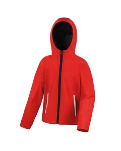 Młodzieżowa Kurtka Junior Soft Shell z Kapturem result TRE/R224Y