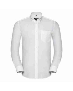 Taliowana Koszula Oxford Z Guzikami Przy Kołnierzyku, Długi Rękaw russell TRU/928M