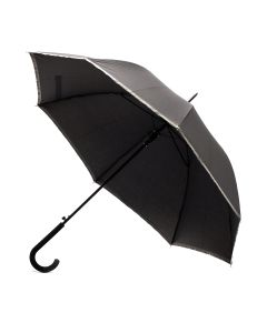 Parasol z taśmą odblaskową Refu, czarny  rd GRD/R07951