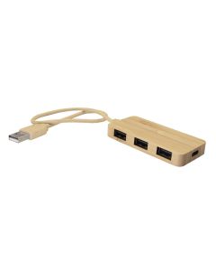 Bambusowy hub USB i USB typu C B'RIGHT, Kenzie vg GVG/V7283