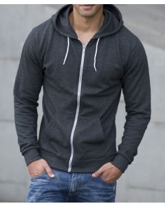 Rozpinana Bluza Heather Zoodie z Kapturem just hoods THE/JH058