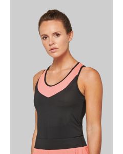 Damski Dwukolorowy Top Sportowy kariban TKA/PA4031
