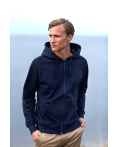Bluza Dresowa z Kapturem i Długim Zamkiem neutral TNE/O63301