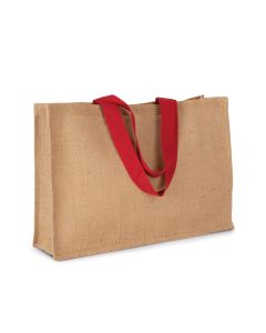 Jutowa Torba na Zakupy w Rozmiarze XL kimood GKA/KI0743