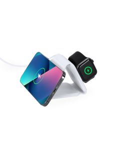 Składana magnetyczna ładowarka bezprzewodowa 15W, 3 w 1 vg GVG/VA242