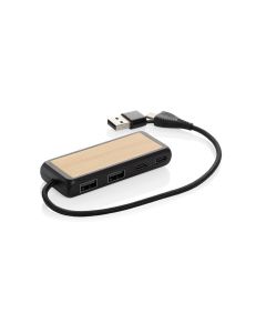 Hub USB, plastik z recyklingu xd GXD/P308-5601