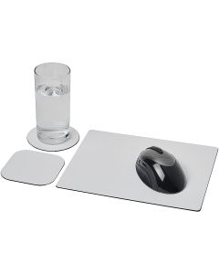 Podkładka pod mysz Brite-Mat w zestawie z podkładkami pod kubek combo 1 pf GPF/210526
