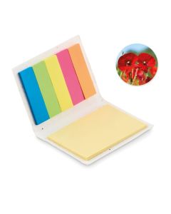 Papierowy notatnik z nasionami mo GMO/MO6510