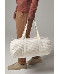 Striped Organic Cotton Barrel Bag westford mill GWM/W258