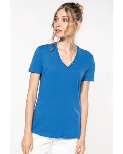 Damska Koszulka Bio150IC V-neck kariban TKA/K3029IC