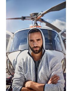Bluza Polarowa Knitted z Kapturem james & nicholson TJN/JN589
