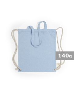 Worek ze sznurkiem i torba na zakupy z bawełny z recyklingu, 2 w 1 vg GVG/V6792