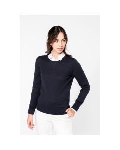 Damski Sweter Supima z Okrągłym Dekoltem kariban TKA/PK901