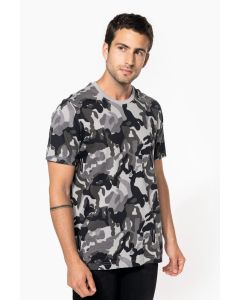 Męska koszulka Camo z krótkim rękawem kariban TKA/K3030