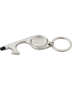 Brelok do kluczy, uchwyt do bezdotykowego otwierania drzwi, touch pen i żeton do wózka na zakupy vg GVG/V6909