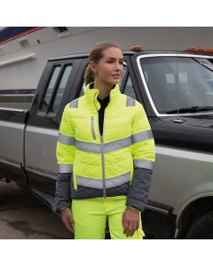 Damska Robocza Kurtka Odblaskowa Soft Safety result TRE/R325F