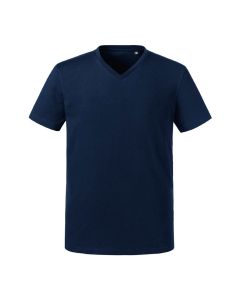 Koszulka Pure Organic z Dekoltem V-neck russell TRU/103M