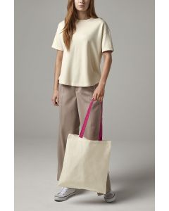 Torba Bag for Life z bawełny - z kontrastującymi rączkami westford mill GWM/W101C