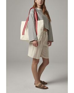 Torba w kształcie łodzi wykonana z materiału organicznego EarthAware Westford Mill GWM/W690