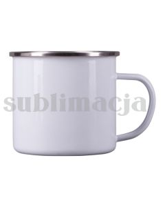 Kubek emaliowany z powłoką sublimacyjną Odis 500 ml rd GRD/R08200