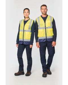 Kamizelka Odblaskowa Hi-Viz z Recyklingu z Zamkiem Błyskawic kariban TKA/WK618