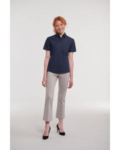 Damska Koszula Poly-Cotton Easy Care z Krótkim Rękawem russell TRU/935F