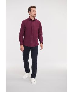 Męska Koszula Dopasowana Easy Care z Długim Rękawem russell TRU/946M