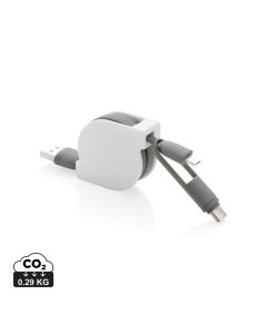 Zwijany kabel do ładowania i synchronizacji 3 w 1 xd GXD/P302-223