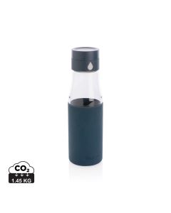 Szklana butelka 650 ml Ukiyo, monitorująca ilość wypitej wody xd GXD/P436-725