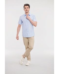 Męska Koszula Oxford z Krótkim Rękawem russell TRU/923M