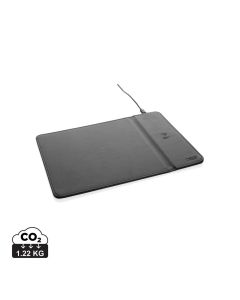 Podkładka pod mysz Swiss Peak, ładowarka bezprzewodowa 10W, PU z recyklingu xd GXD/P300-241