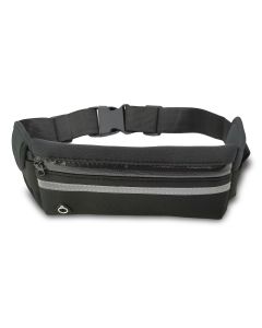 Saszetka na pas z uchwytem na butelkę Allget, czarny  rd GRD/R73629